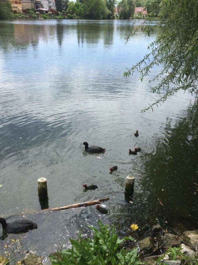 Familienfreundliche Ferienwohnung Am See Sömmerda Buitenkant foto